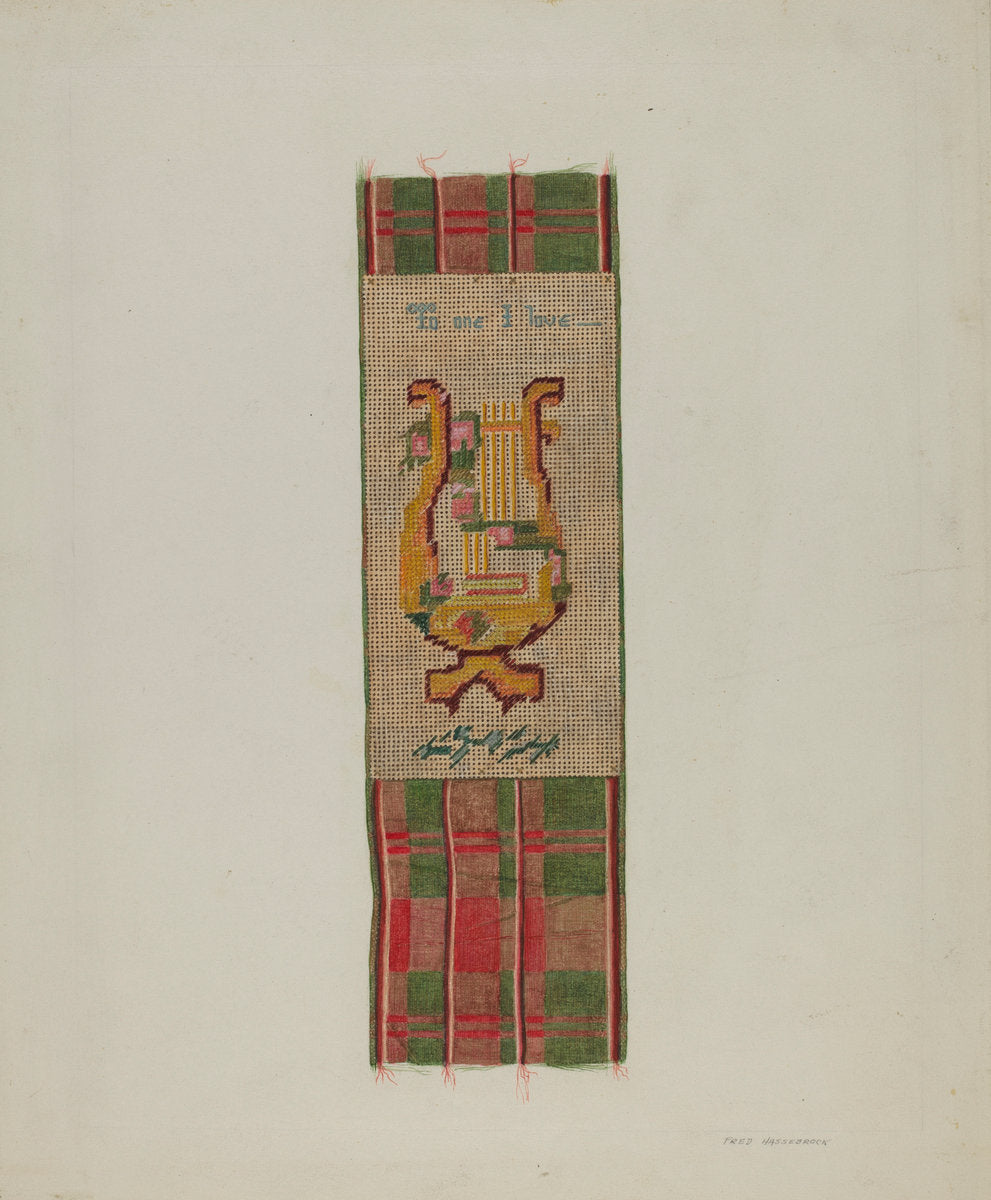 Bookmark by Fred Hassebrock (American, active c. 1935), 16X12"(A3)Poster Print