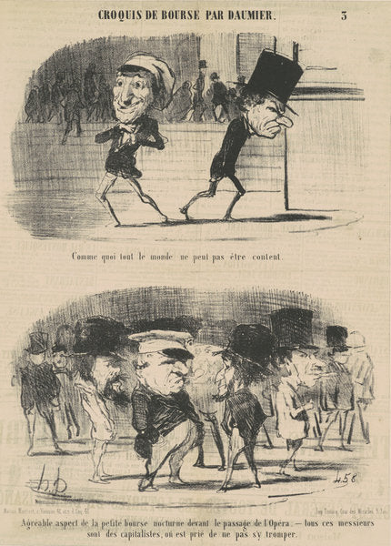 Comme quoi tout le monde de peut ... by Honoré Daumier (French, 1808 - 1879), 16X12"(A3)Poster Print