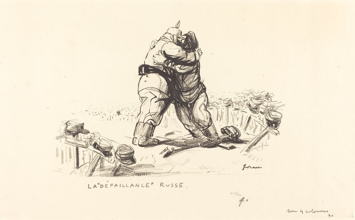 La Defaillance Russe by Jean-Louis Forain (French, 1852 - 1931), 16X12"(A3)Poster Print