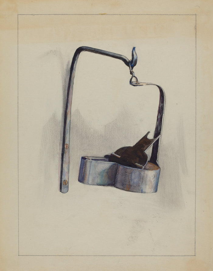 Lamp by Charles Caseau (American, active c. 1935), 16X12