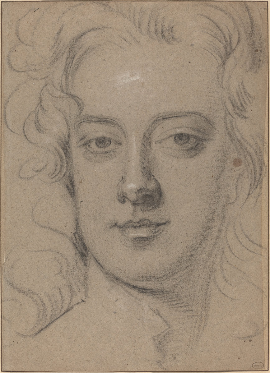 Anthony Henley by Sir Godfrey Kneller (English, 1646 - 1723), 16X12"(A3)Poster Print