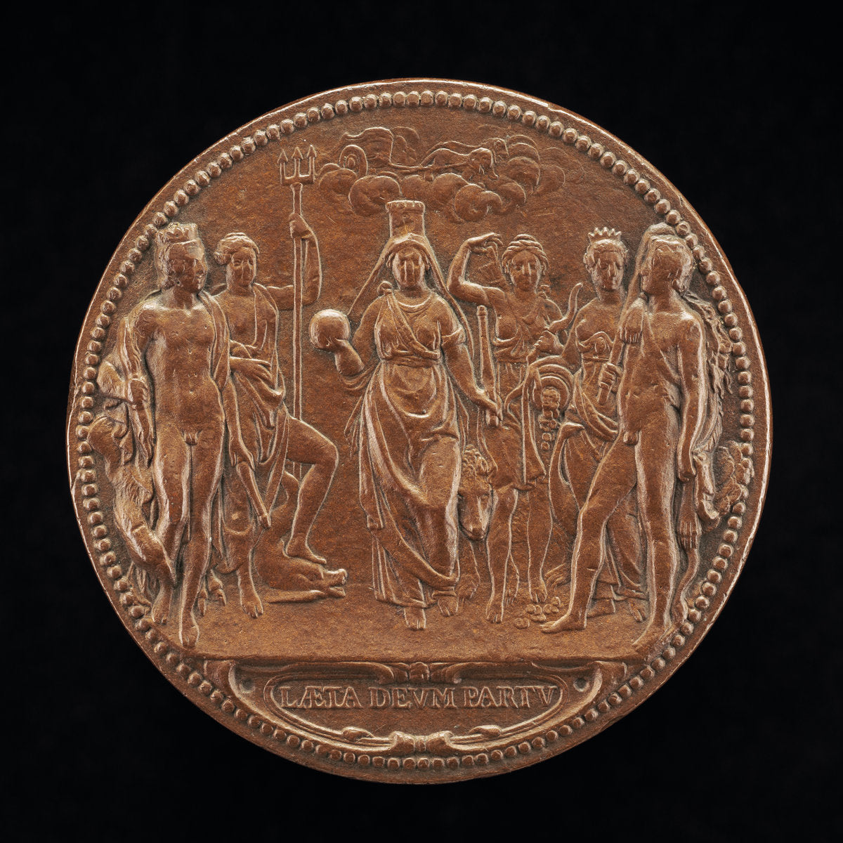 The Queen as Mother of the Gods [reverse] by Guillaume Dupré (French, c. 1574 - 1642), 16X12"(A3)Poster Print