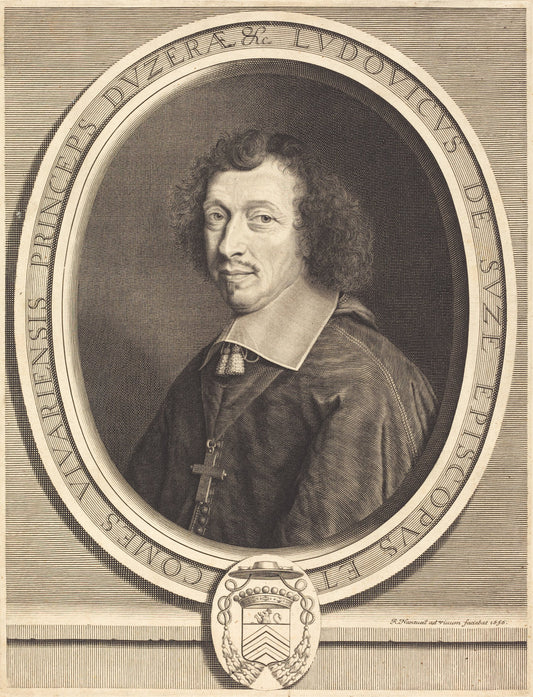 Louis-Francois de La Baume de Suze by Robert Nanteuil (French, 1623 - 1678), 16X12"(A3)Poster Print
