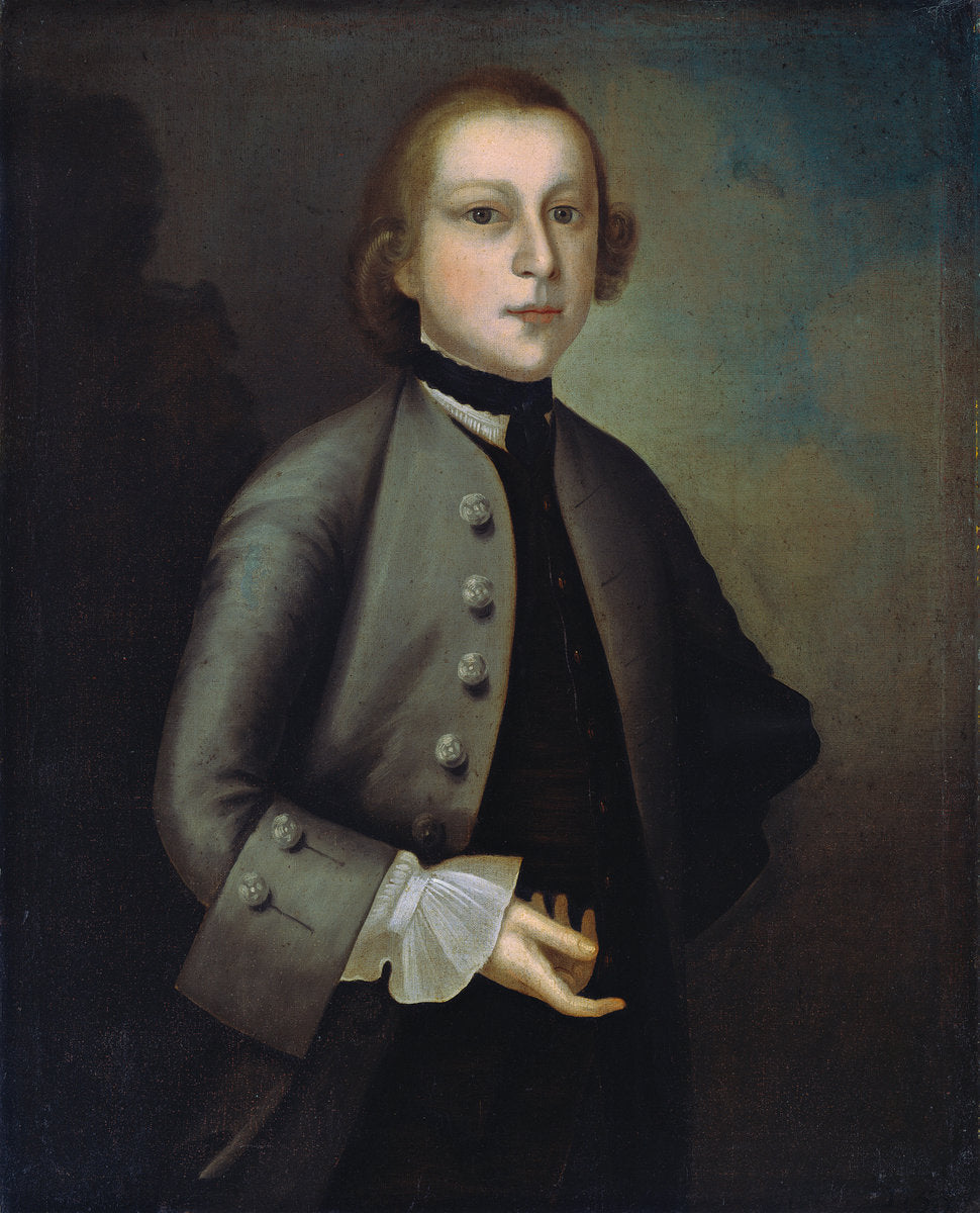 Isaac Foster, Jr. by Joseph Badger (American, 1708 - 1765), 16X12"(A3)Poster Print