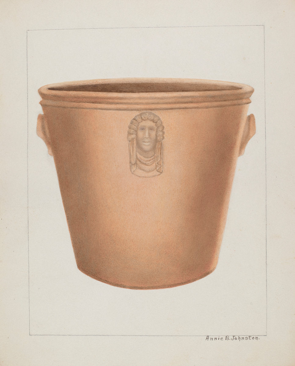 Earthenware Jar by Annie B. Johnston (American, active c. 1935), 16X12"(A3)Poster Print