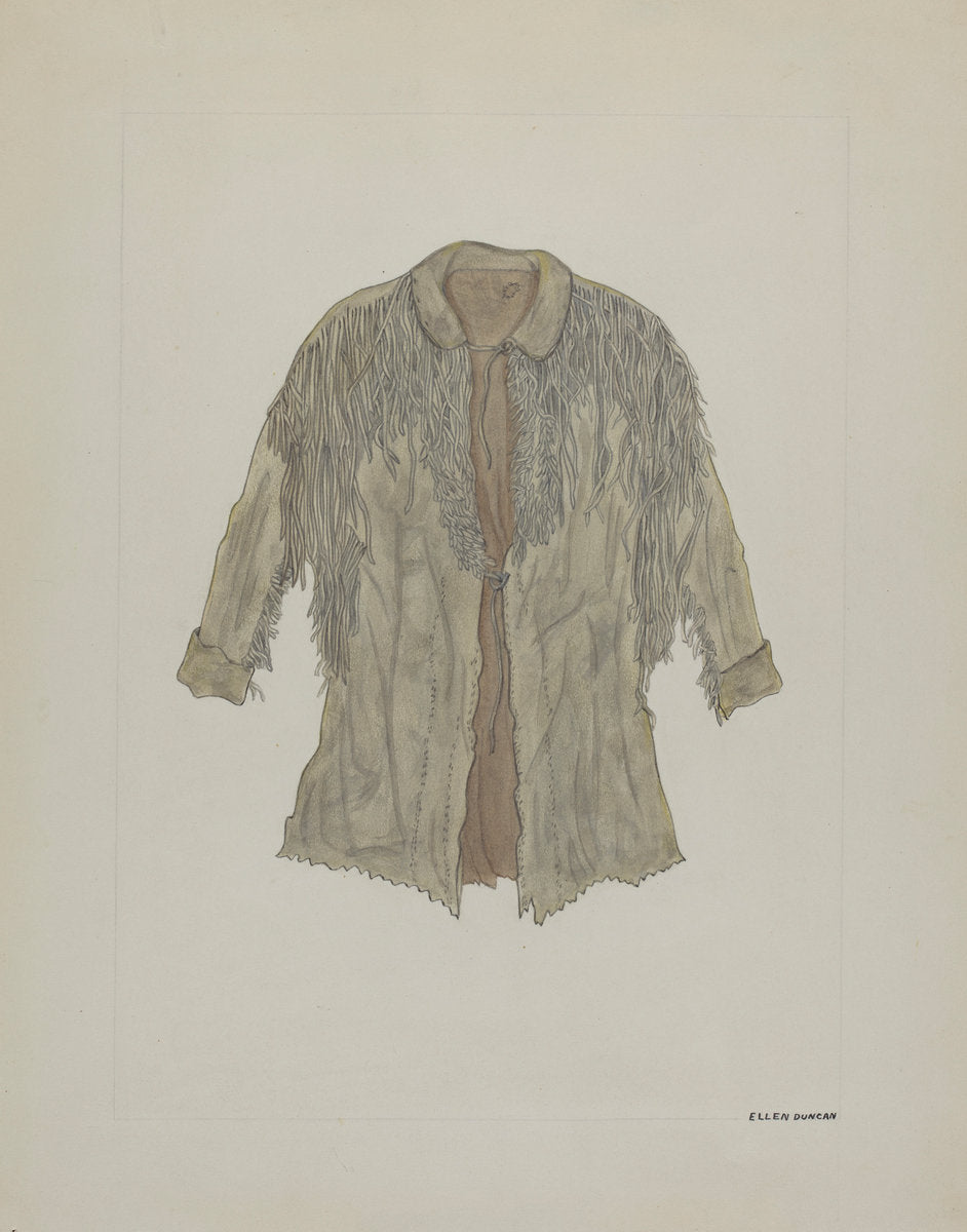 Trapper's Jacket by Ellen Duncan (American, active c. 1935), 16X12"(A3)Poster Print