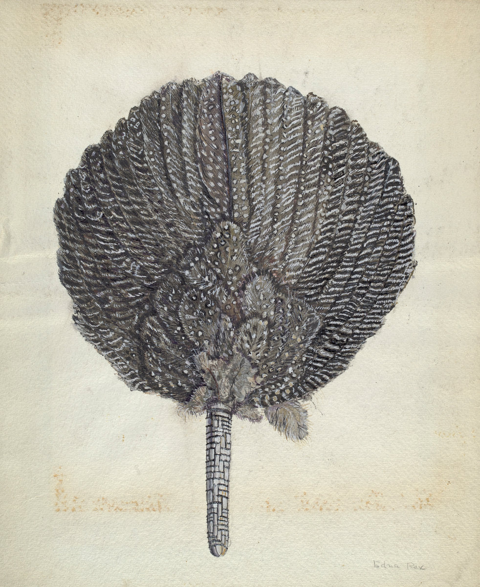 Fan by Edna C. Rex (American, active c. 1935), 16X12"(A3)Poster Print