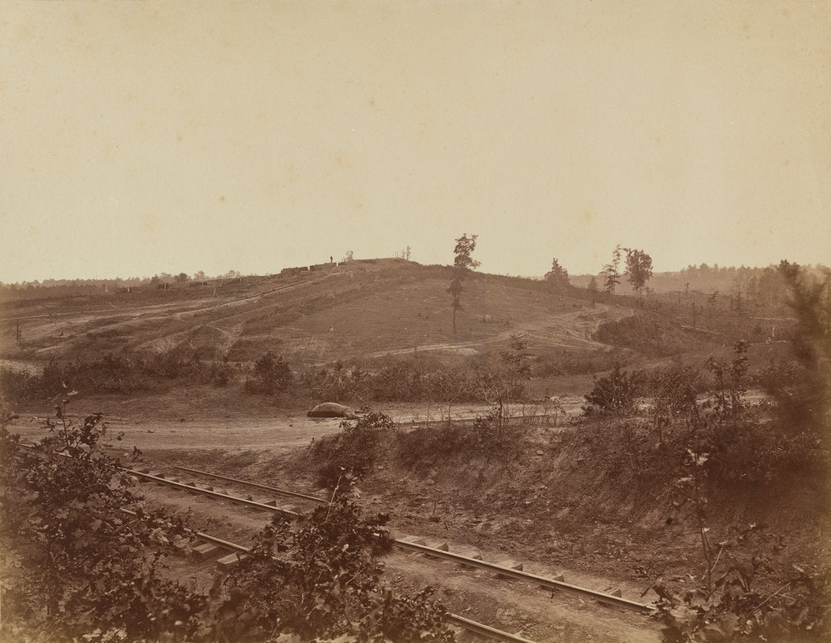 Battlefield in Atlanta by George N. Barnard (American, 1819 - 1902), 16X12"(A3)Poster Print