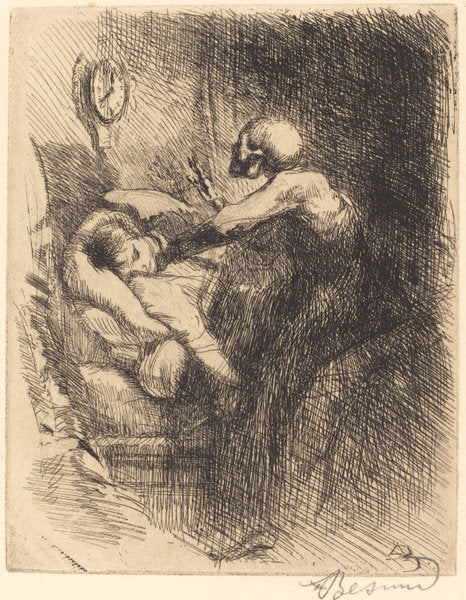 Punctual (Ponctuelle) by Albert Besnard (French, 1849 - 1934), 16X12"(A3)Poster Print