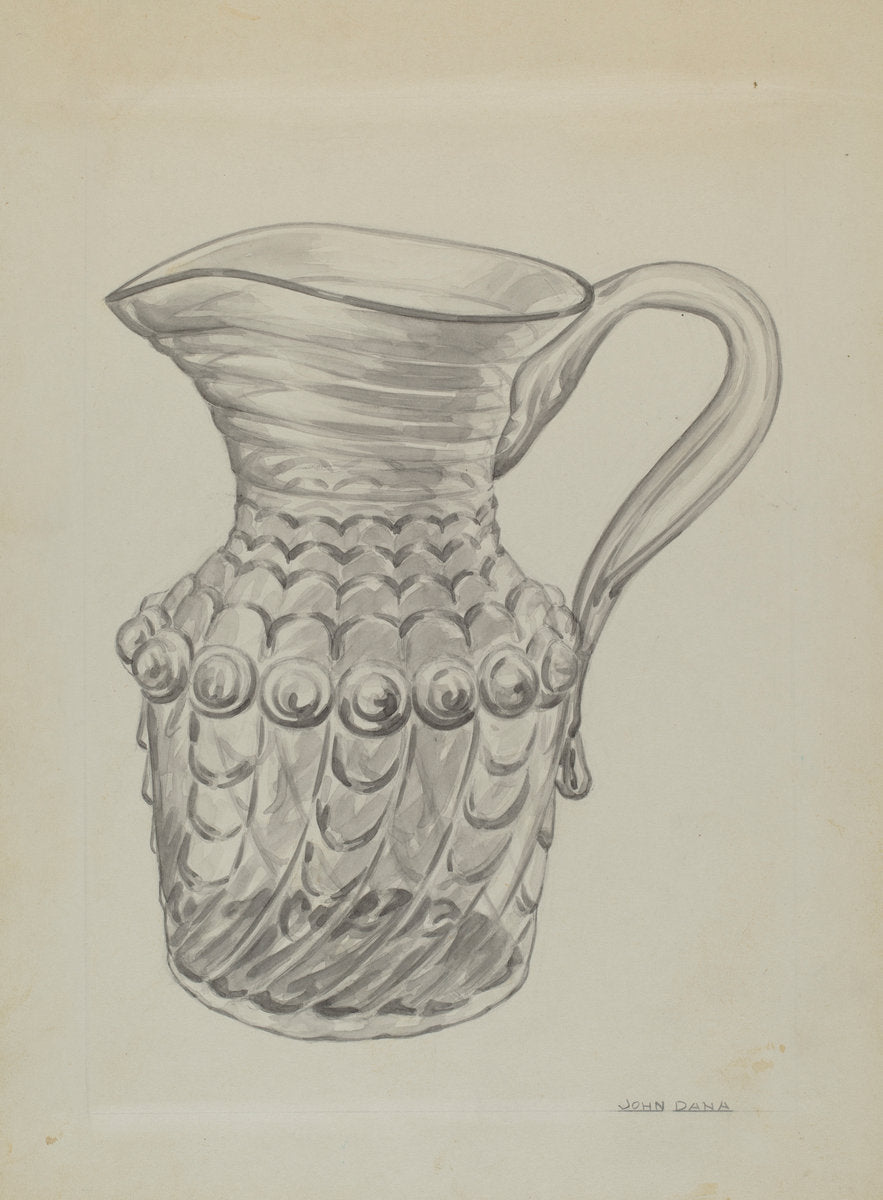 Pitcher by John Dana (American, active c. 1935), 16X12"(A3)Poster Print