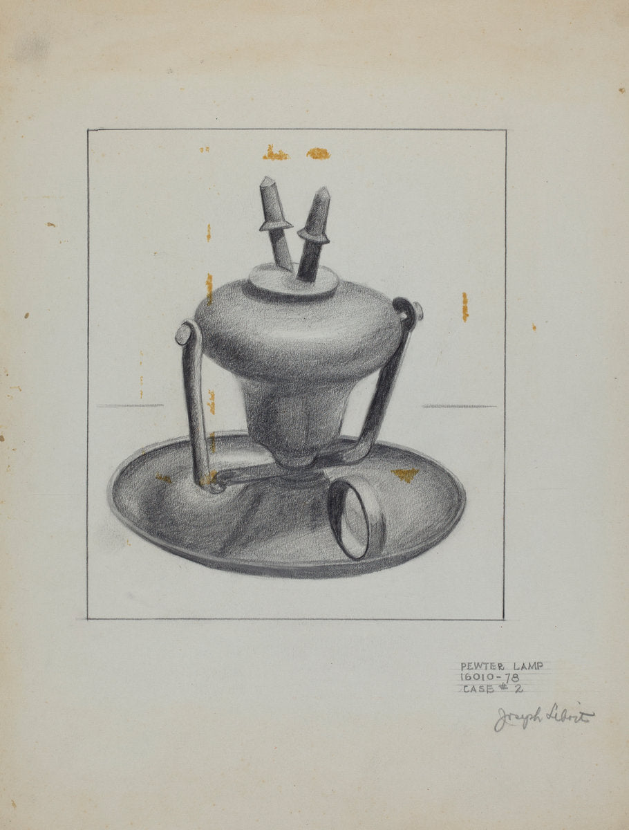 Lamp by Joseph Leboit (American, 1907 - 2002), 16X12"(A3)Poster Print