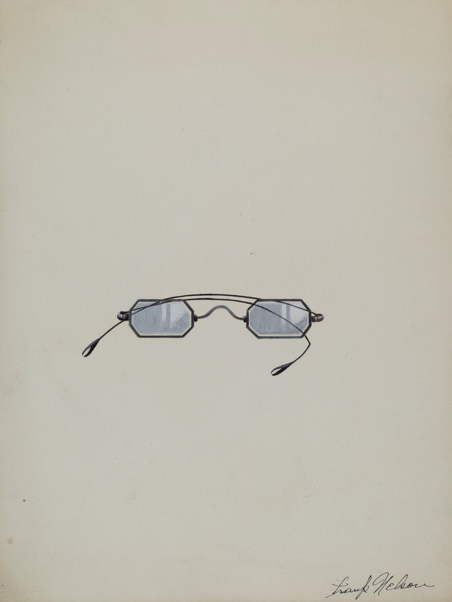 Spectacles by Frank Nelson (American, active c. 1935), 16X12"(A3)Poster Print