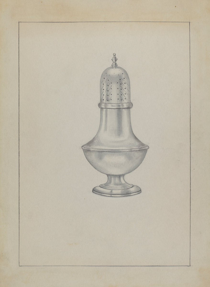 Silver Caster by Herbert Russin (American, active c. 1935), 16X12"(A3)Poster Print