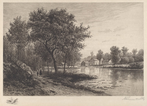 Untitled by Hendrick Dirk Kruseman Van Elten (American, 1829 - 1904), 16X12"(A3)Poster Print