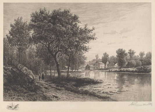 Untitled by Hendrick Dirk Kruseman Van Elten (American, 1829 - 1904), 16X12"(A3)Poster Print