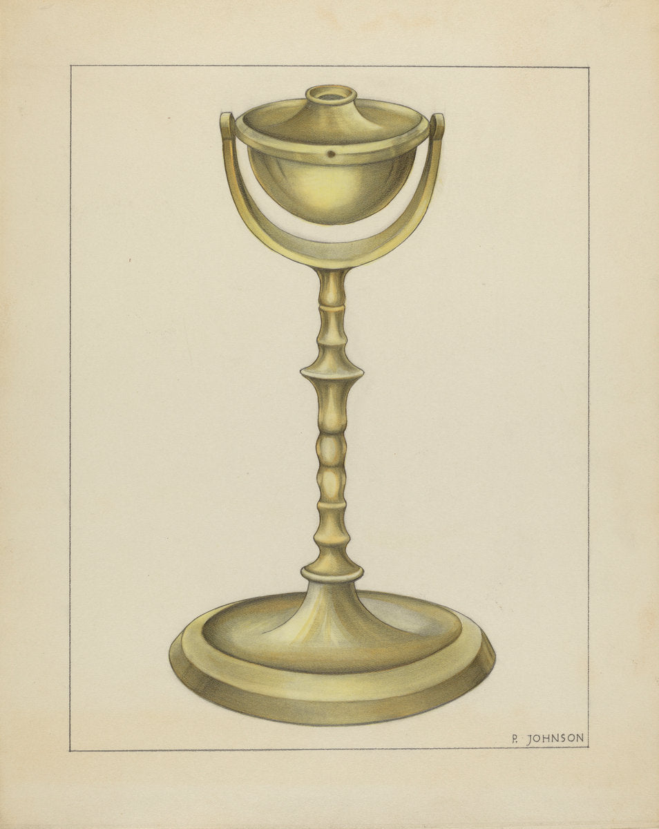 Betty Lamp by Philip Johnson (American, active c. 1935), 16X12"(A3)Poster Print