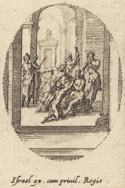 The Flagellation by Jacques Callot (French, 1592 - 1635), 16X12"(A3)Poster Print