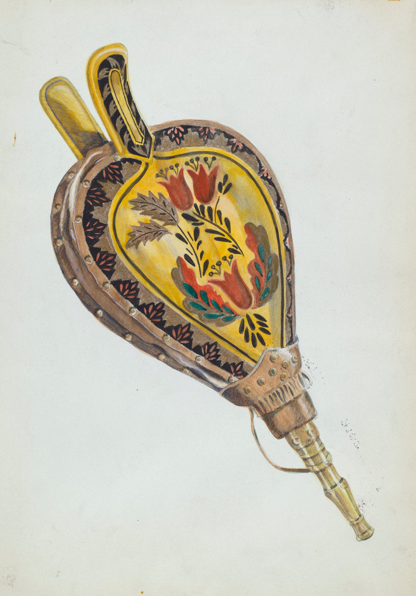 Painted Bellows by Ella Josephine Sterling (American, active c. 1935), 16X12"(A3)Poster Print
