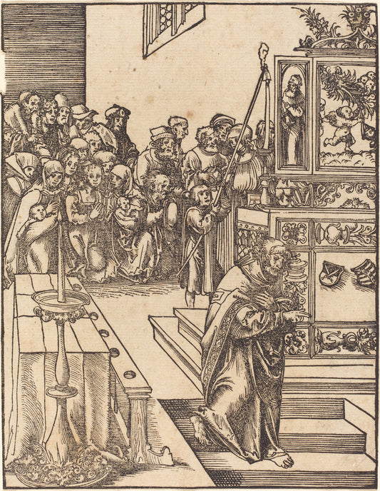 Saint John the Evangelist by Lucas Cranach the Elder (German, 1472 - 1553), 16X12"(A3)Poster Print