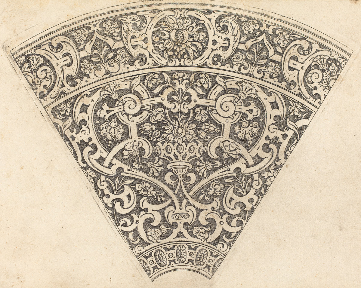 Goblet Design by Georg Wechter I (German, c. 1526 - 1586), 16X12"(A3)Poster Print
