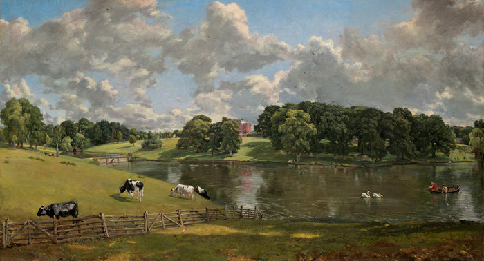 Wivenhoe Park, Essex by John Constable (British, 1776 - 1837), 16X12