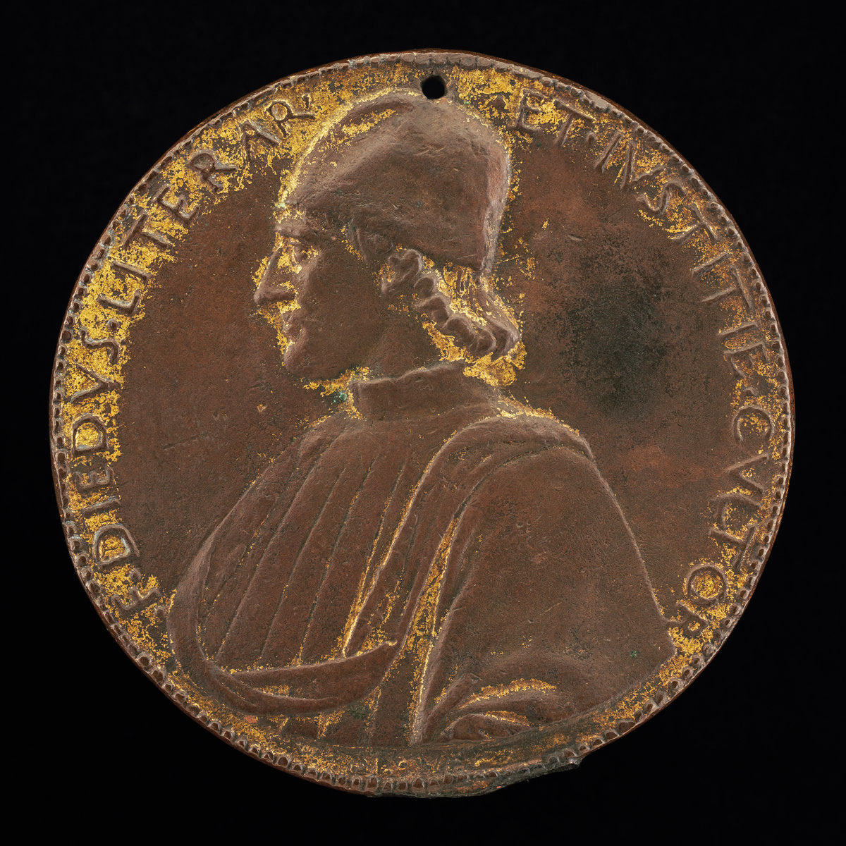 Francesco Diedo [obverse] by Bertoldo di Giovanni (Italian, c. 1430/1440 - 1491), 16X12"(A3)Poster Print