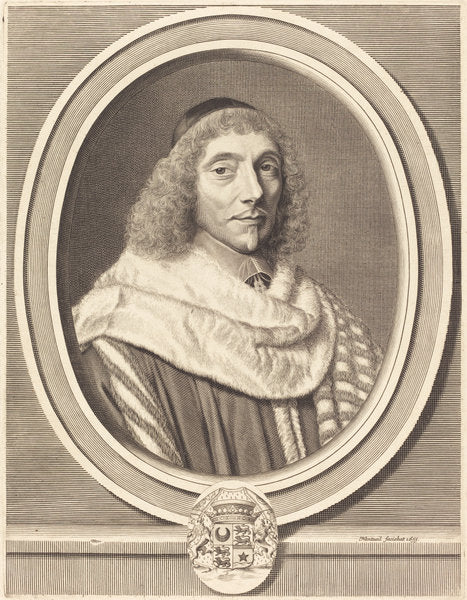 Jean-Antoine de Mesmes by Robert Nanteuil (French, 1623 - 1678), 16X12"(A3)Poster Print
