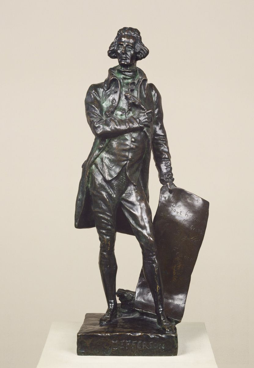 Thomas Jefferson by Pierre-Jean David d'Angers (French, 1788 - 1856), 16X12"(A3)Poster Print