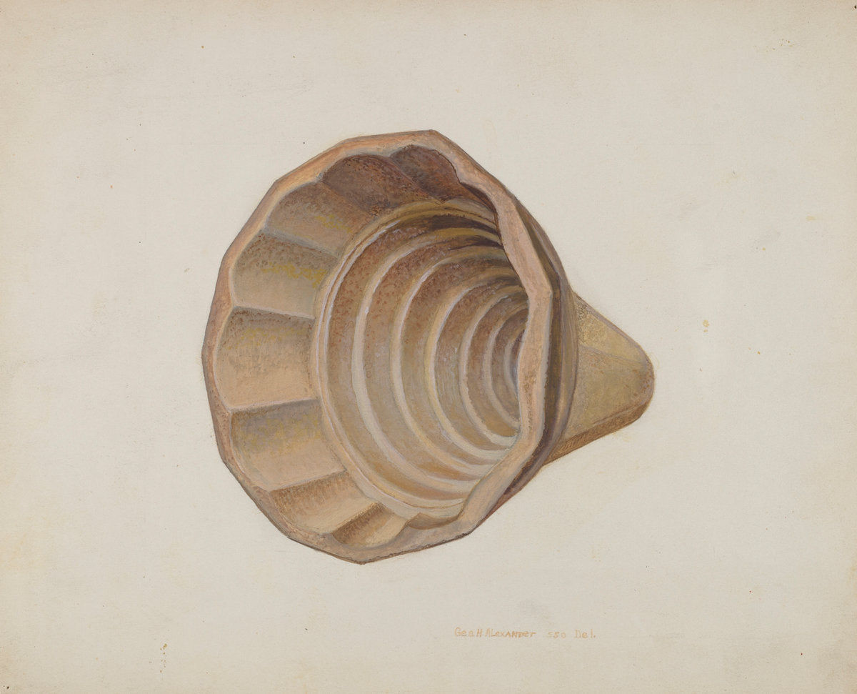 Jelly Mold by George H. Alexander (American, active c. 1935), 16X12"(A3)Poster Print