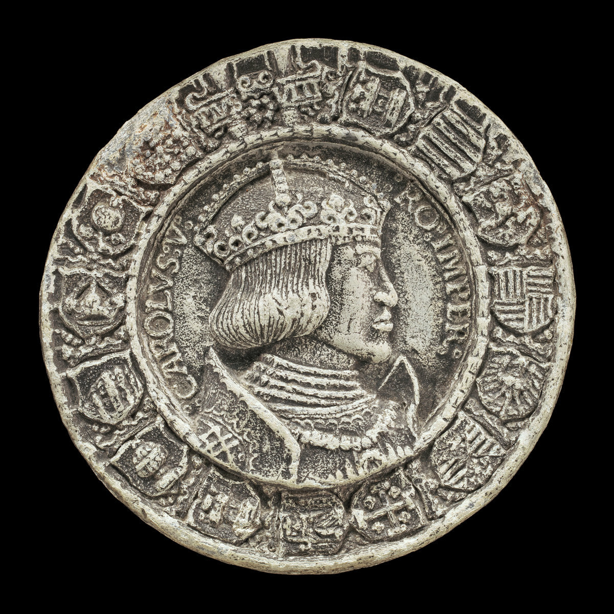 Charles V, 1500-1558, King of Spain 1516-1556, Holy Roman Emperor 1519 [obverse] by Albrecht Dürer (German, 1471 - 1528), 16X12"(A3)Poster Print