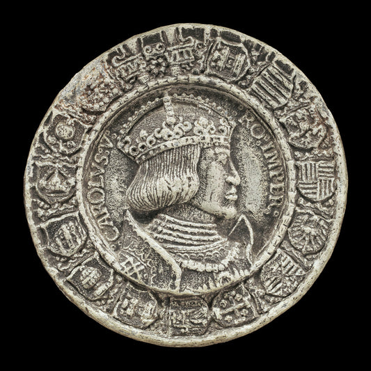 Charles V, 1500-1558, King of Spain 1516-1556, Holy Roman Emperor 1519 [obverse] by Albrecht Dürer (German, 1471 - 1528), 16X12"(A3)Poster Print