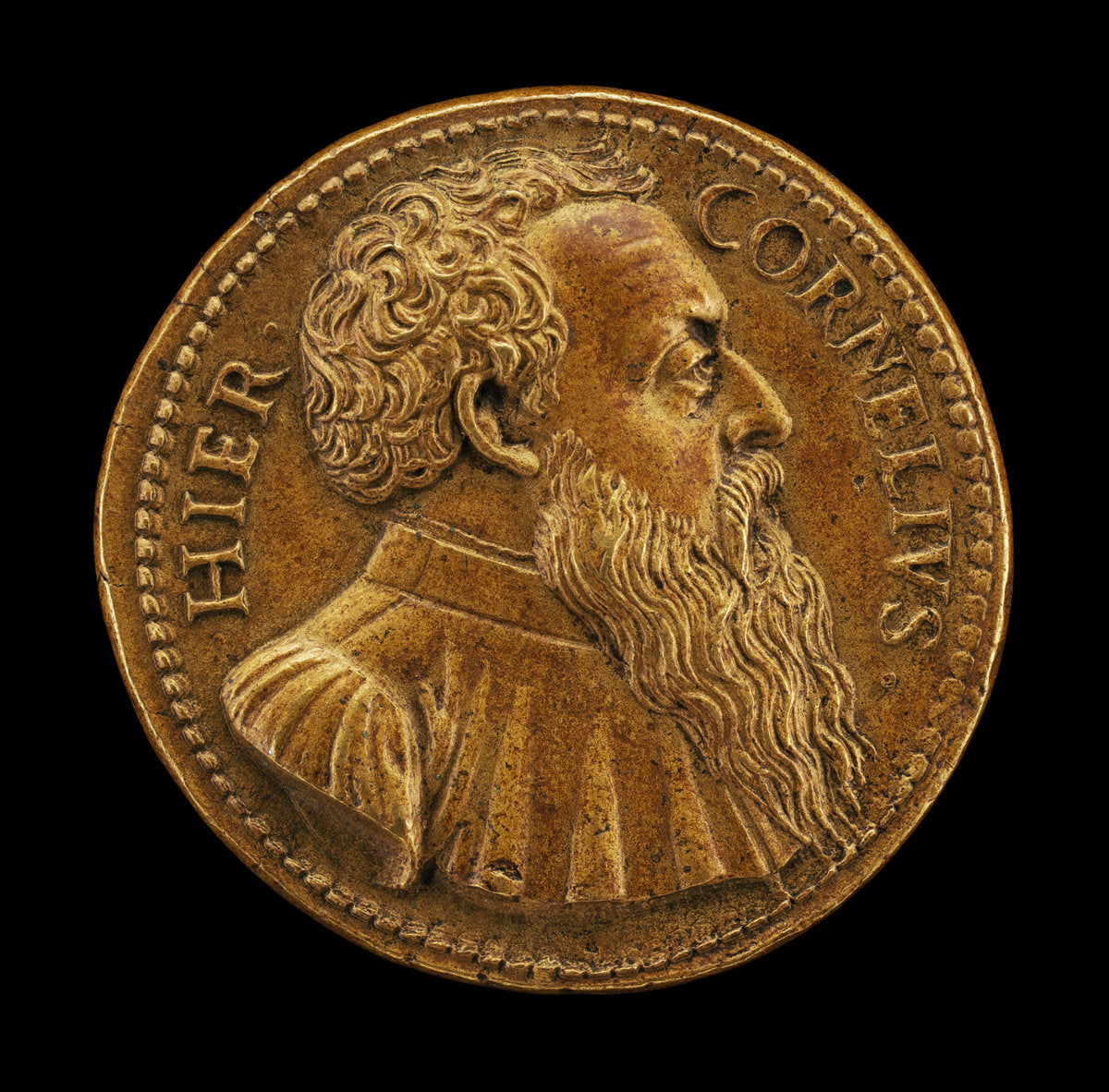 Girolamo Cornaro, c. 1486-1551, Venetian Patrician [obverse] by Giovanni da Cavino (Paduan, 1500 - 1570), 16X12"(A3)Poster Print