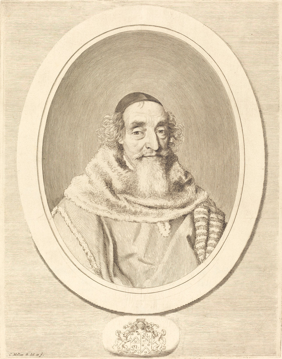 Mathieu Mole by Claude Mellan (French, 1598 - 1688), 16X12"(A3)Poster Print