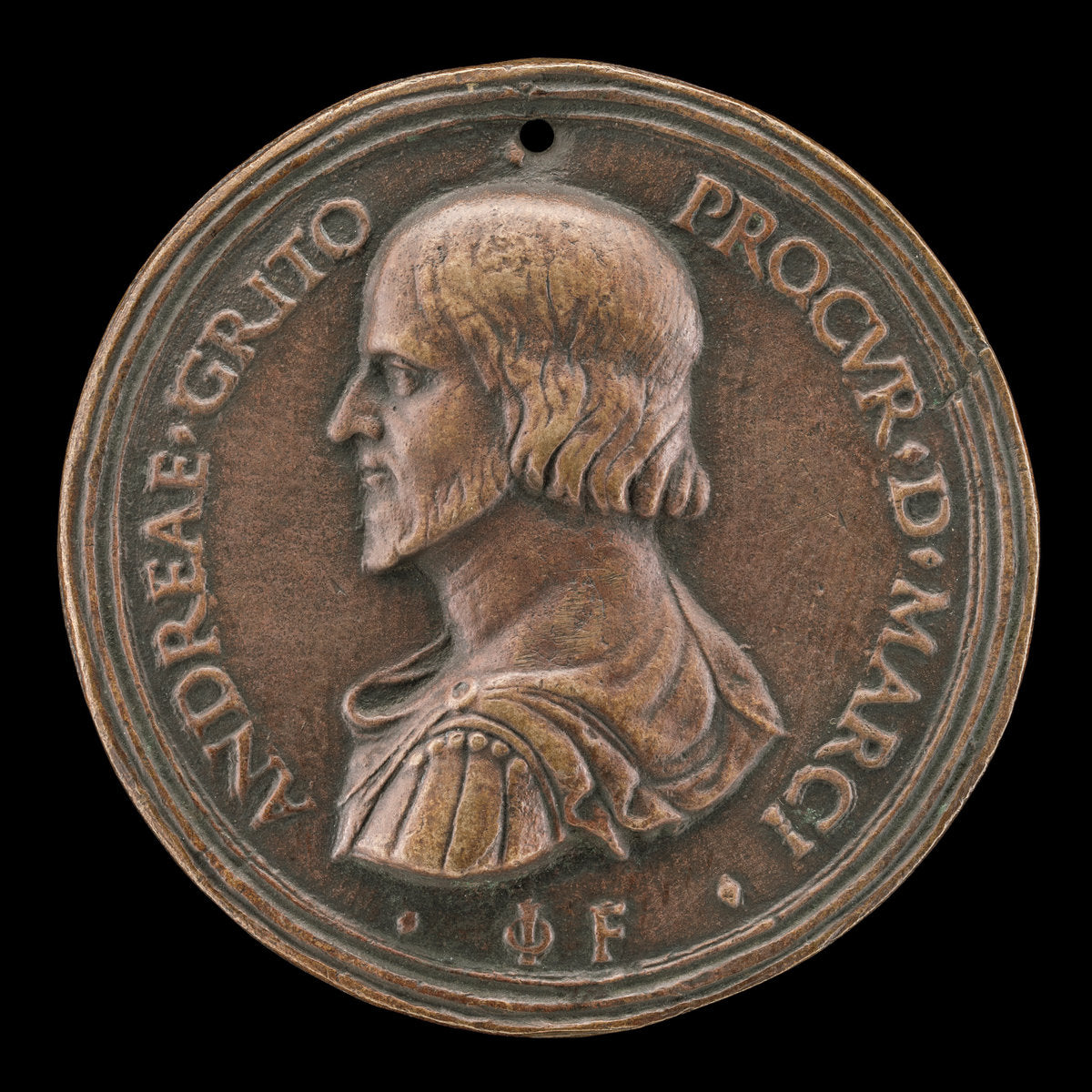 Andrea Gritti, Procurator of St. Mark's, later Doge of Venice [obverse] by Giovanni Falier (Italian, active first half 16th century), 16X12"(A3)Poster Print