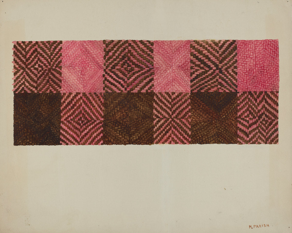 Jerga (Carpet) by Margery Parish (American, active c. 1935), 16X12"(A3)Poster Print