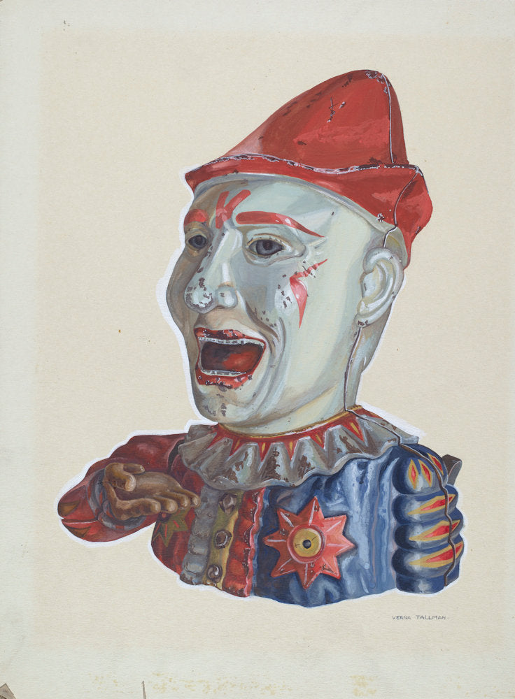 Toy Bank: Humpty Dumpty by Verna Tallman (American, active c. 1935), 16X12"(A3)Poster Print