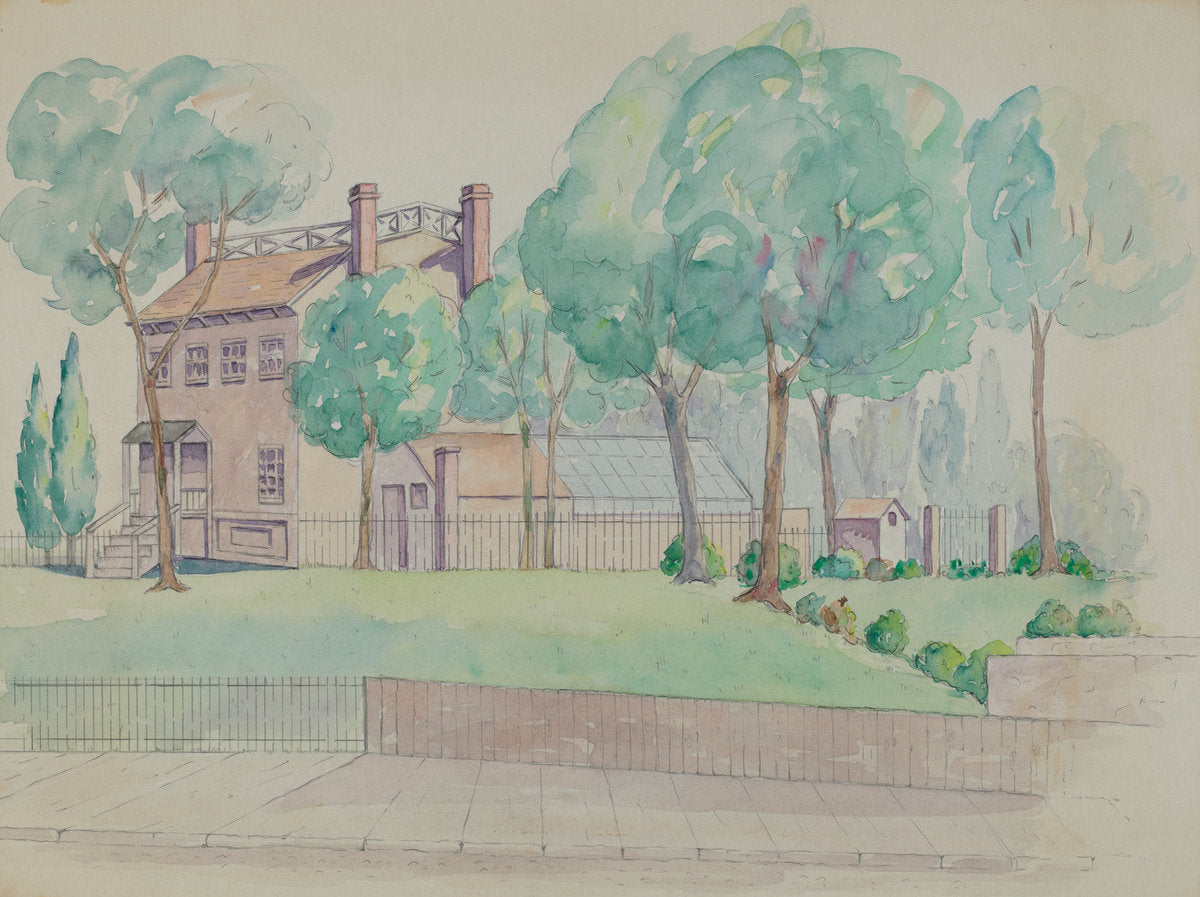 Cargle Estate by Gladys Cook (American, active c. 1935), 16X12"(A3)Poster Print