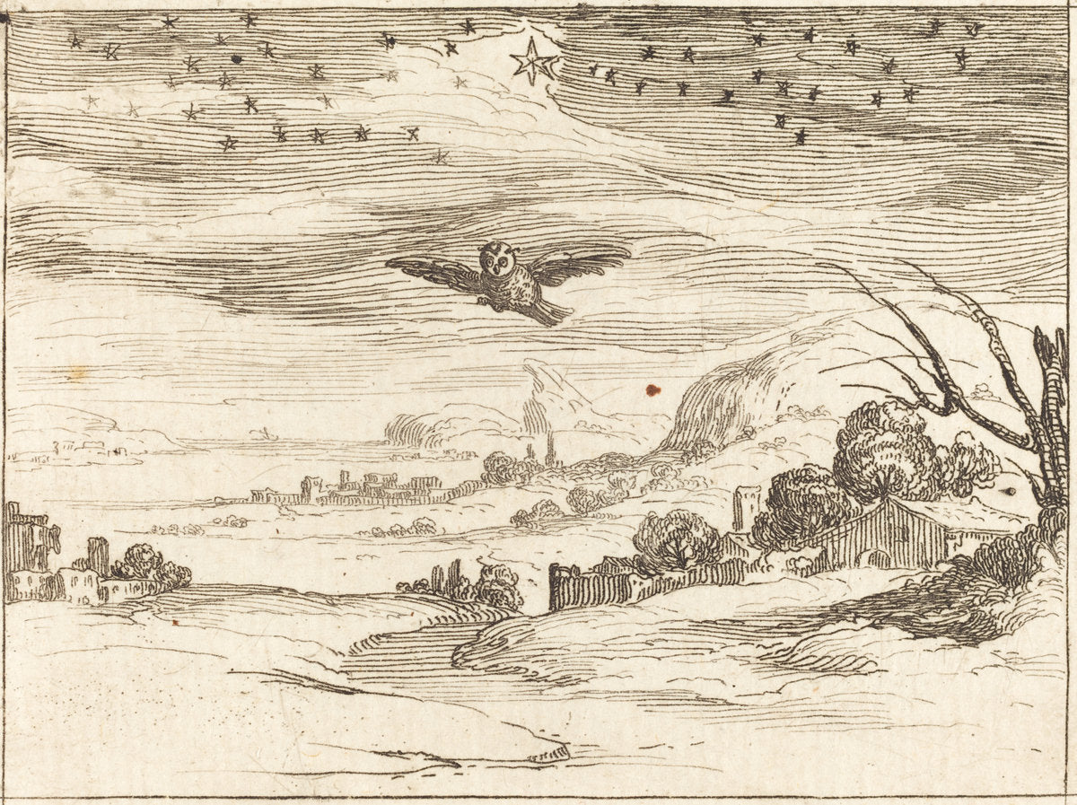 Dawn by Jacques Callot (French, 1592 - 1635), 16X12"(A3)Poster Print