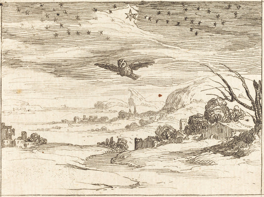 Dawn by Jacques Callot (French, 1592 - 1635), 16X12"(A3)Poster Print