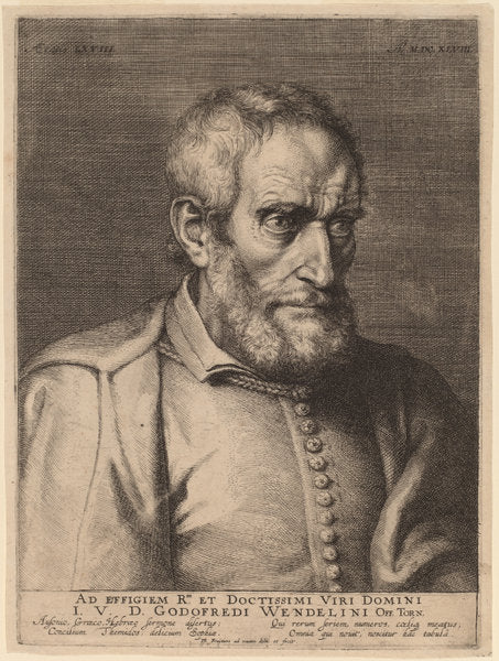 Godefroy Wendelin by Philip Fruytiers (Flemish, 1610 - 1666), 16X12"(A3)Poster Print