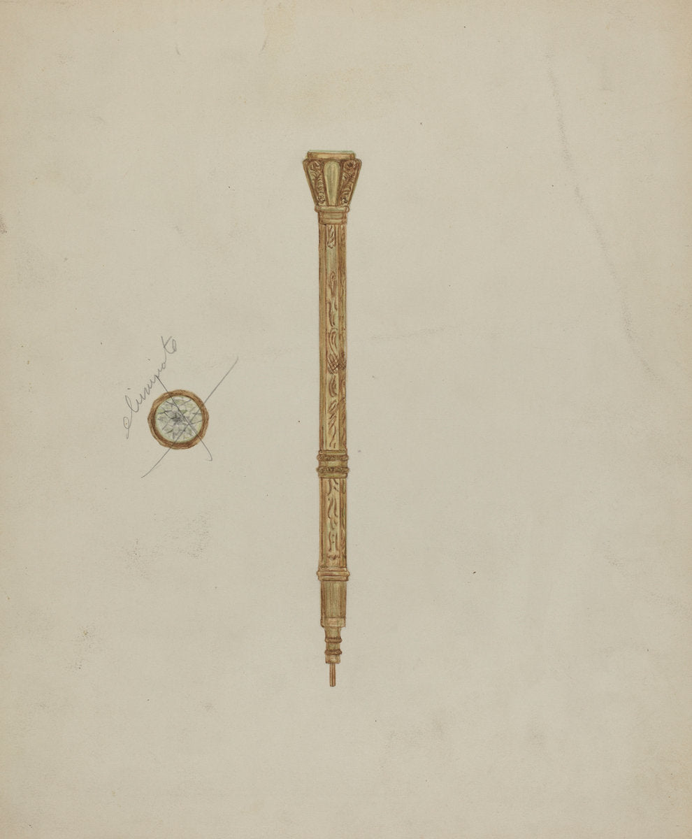 Refillable Pencil by Mary Fitzgerald (American, active c. 1935), 16X12"(A3)Poster Print