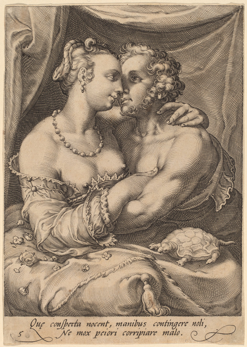 Touch by Jan Pietersz Saenredam after Hendrik Goltzius (Dutch, 1565 - 1607), 16X12"(A3)Poster Print