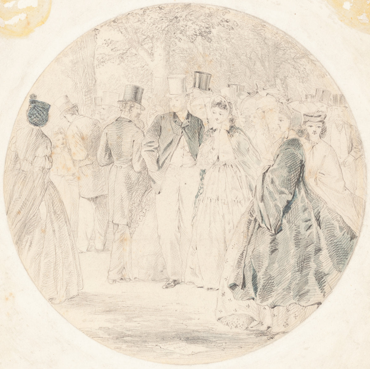 Kensington Gardens [recto] by Walter Crane (British, 1845 - 1915), 16X12"(A3)Poster Print