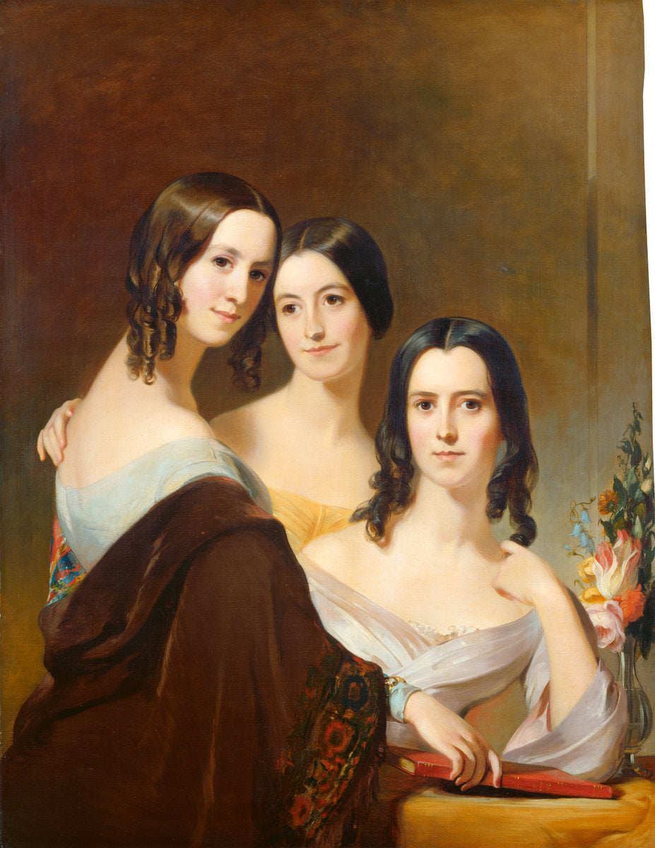 The Coleman Sisters by Thomas Sully (American, 1783 - 1872), 16X12"(A3)Poster Print