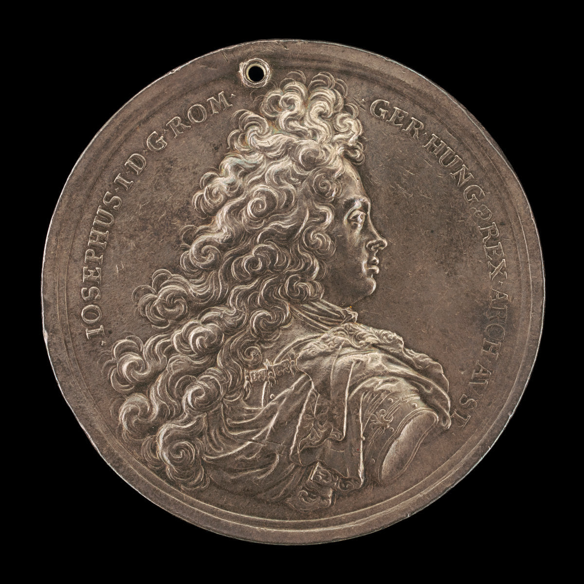 Joseph I, 1678-1711, Holy Roman Emperor 1705 [obverse] by Possibly Johann Georg Seidlitz (Austrian, active c. 1699 - c. 1730), 16X12"(A3)Poster Print