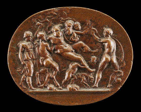 The Triumph of Silenus by Valerio Belli (Italian, 1468 - 1546), 16X12"(A3)Poster Print