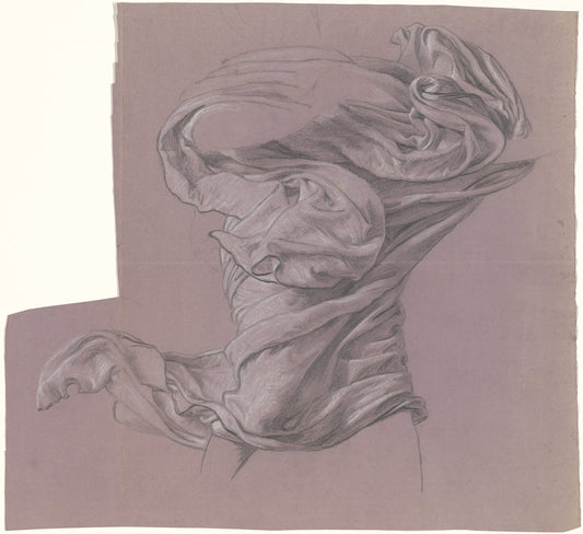 Study for "Greek Girls Bathing" by Elihu Vedder (American, 1836 - 1923), 16X12"(A3)Poster Print