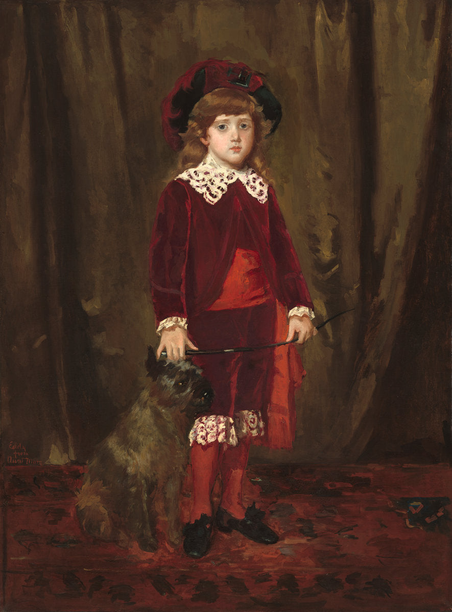 Eddy Cassatt (Edward Buchanan Cassatt) by Mary Cassatt (American, 1844 - 1926), 16X12"(A3)Poster Print