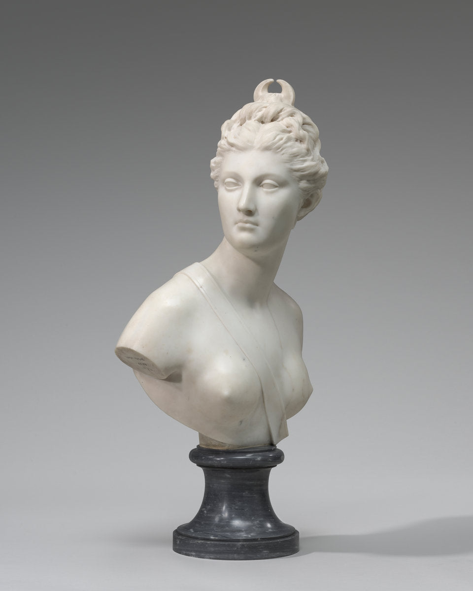 Diana by Jean-Antoine Houdon (French, 1741 - 1828), 16X12"(A3)Poster Print
