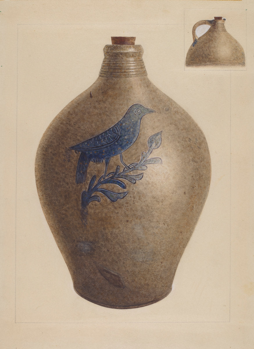 Jug by Charlotte Sperber (American, active c. 1935), 16X12"(A3)Poster Print